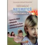 Teste Grila Matematica clasele V - VII - lucru la clasa, olimpiade, cangurul, concursuri scolare - Schneider