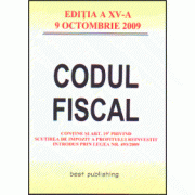 Codul fiscal - editia a XV-a - actualizat la 9 octombrie 2009