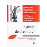 Institutii de drept civil Curs selectiv pentru licenta 2009-2010
