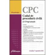 Codul de procedura civila si 13 legi uzuale Actualizat 7 septembrie 2012