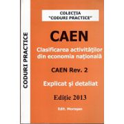 CAEN - Clasificarea activitatilor din economia nationala. Explicat si detaliat Actualizat 2013