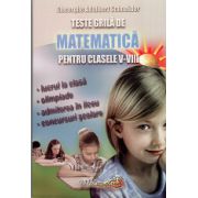 Teste Grila Matematica clasele V - VII - lucru la clasa, olimpiade, cangurul, concursuri scolare - Schneider