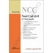 Noul Cod civil si 9 legi uzuale - actualizat 3 septembrie 2014