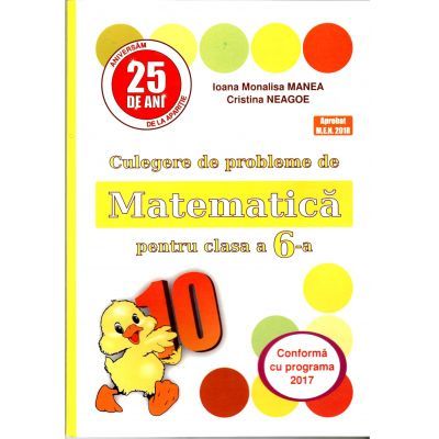 PUISOR 2020 - Culegere de probleme de matematica pentru clasa a VI-a - Conform cu programa 2019- 2020 ( Editia a 25- a)