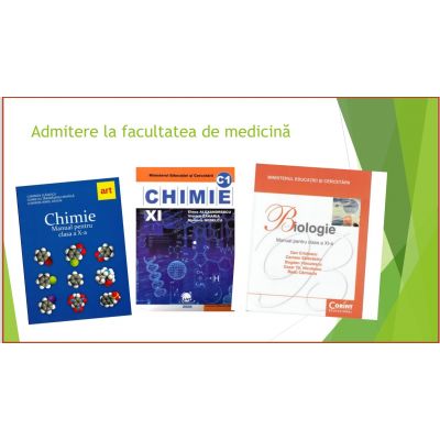 Set Admitere - Chimie manual pentru clasa a X-a- Luminita Vladescu, BIOLOGIE Cristescu - Manual pentru clasa a XI-a, Chimie C1 clasa a XI-a